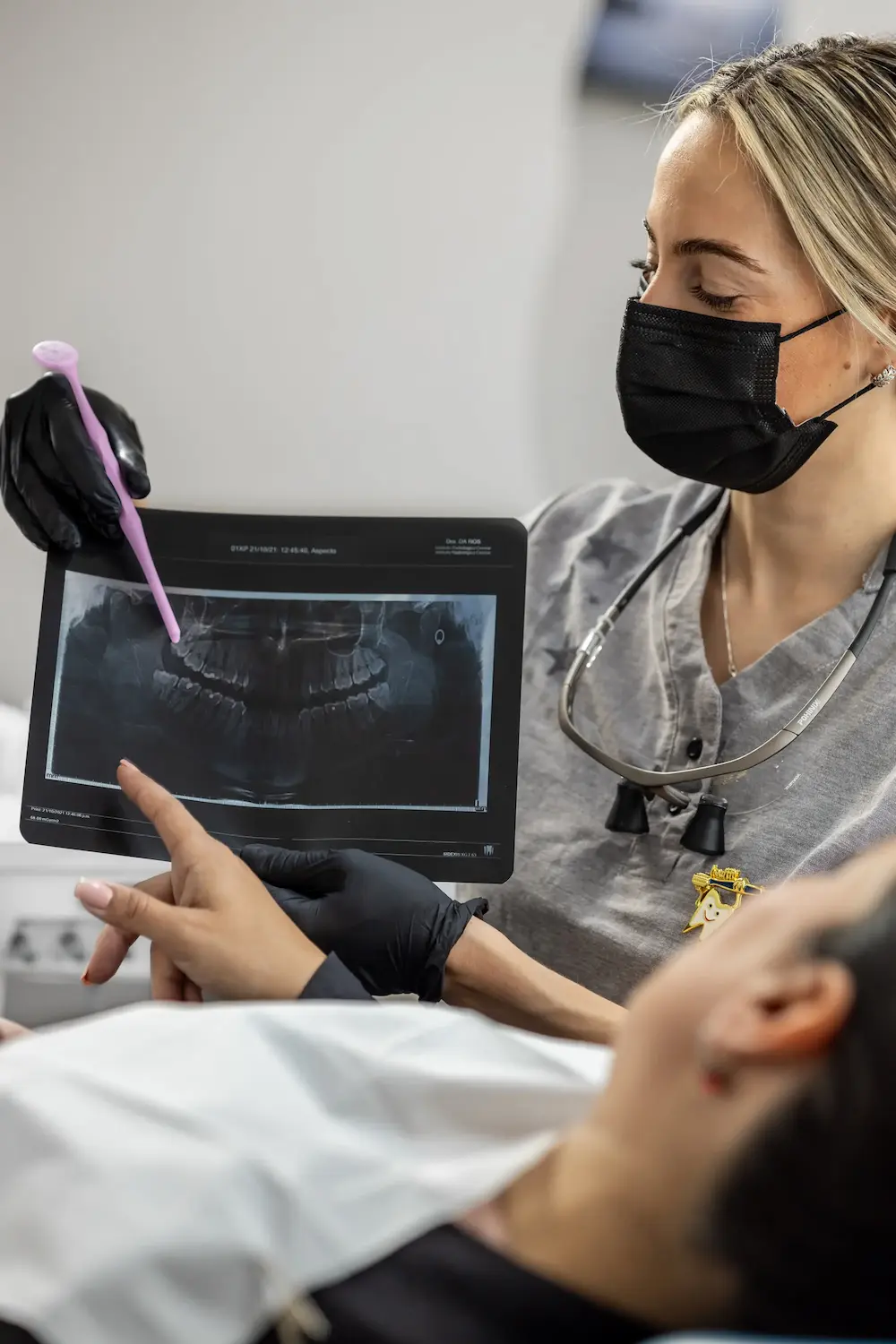 Tecnología de vanguardia en radiografía Sesión de radiografía dental